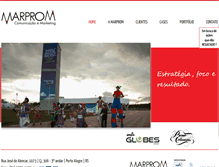 Tablet Screenshot of marprom.com.br